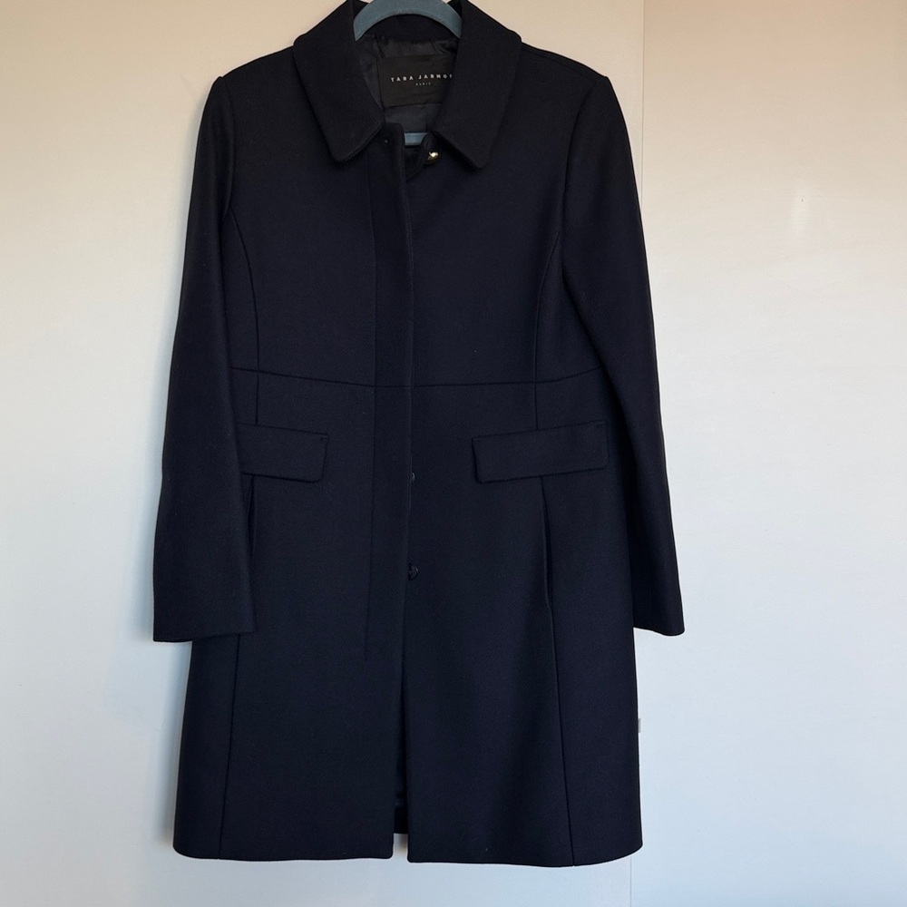 Tara Jarmon Navy Trench Coat